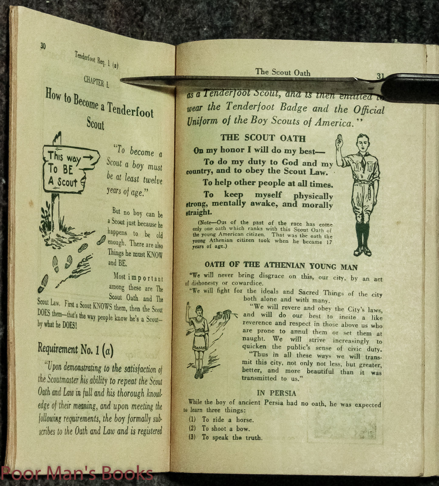 Handbook For Boys - Boy Scouts Of America - 1938 Crisp Copy by Boy Scouts  of America - 1938 - from poor mans books (SKU: 39522)