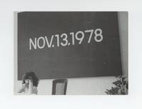 Exhibition postcard: On Kawara: Date-Paintings 1979 Bei Konrad Fischer (19 June-18 July 1980)