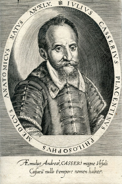 Placentinus Philosophus Medicus Anatomicus. Engraved Portrait