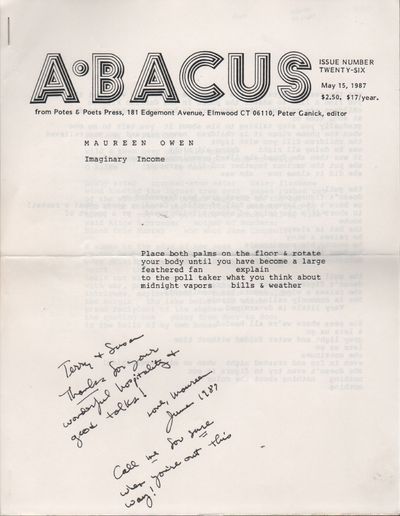 ABACUS - Issue Number Twenty-Six