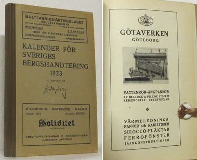 Kalender för Sveriges bergshandtering 1923.…