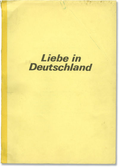 Eine Liebe in Deutschland [A Love in Germany] (Original screenplay for the 1983 film)
