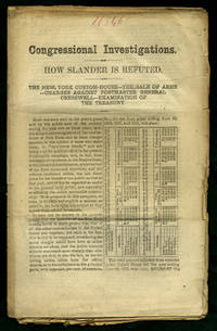 n.p.: n.p., 1872. First edition. Self-wrappers. An untrimmed, unopened (uncut) single folio leaf, ed...