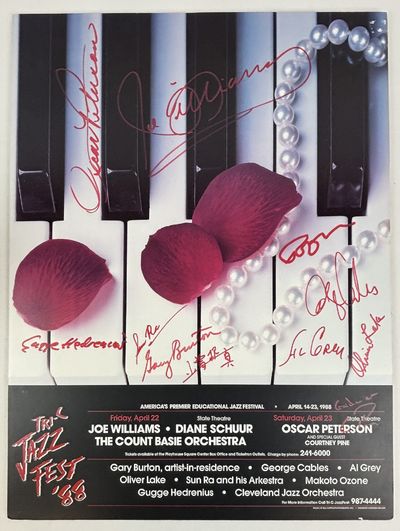 TRI-C JAZZ FEST '88" POSTER [Signed]