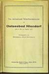 Das internationale Schachmeisterturnier im Ostseebad Niendorf vom 6 bis 14 August 1927
