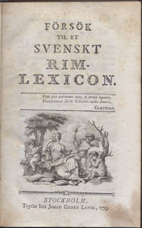Försök til et svenskt rim-lexicon.