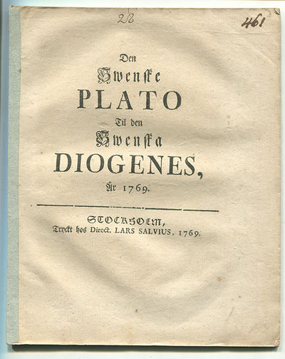 Den swenske Plato til den swenska Diogenes, år…
