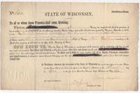 500,000 Acre Grant. No. [402]. State of Wisconsin. To all to whom these Presents shall come, Greeting