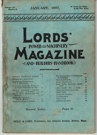 image of LORD'S POWER AND MACHINERY MAGAZINE AND BUILDERS' HANDBOOK. (Volume 4, Number 6. January, 1897).