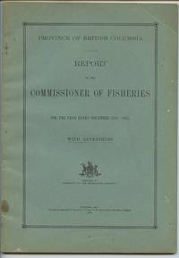 cover of Province of British Columbia Report of the Commissioner of Fisheries For the Year Ending December 31st, 1935 With Appendices