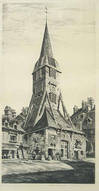 Etching: 'saint Catherine's Belfry, Honfleur
