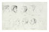 A Treatise of Zodiacal Physiognomy, illustrated with engravings of heads and features. Single plate: 10 Zodiac profiles