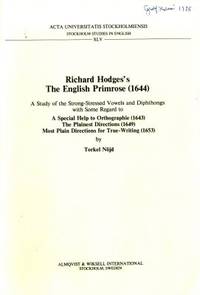 Richard Hodges's The English Primrose (1644). A…
