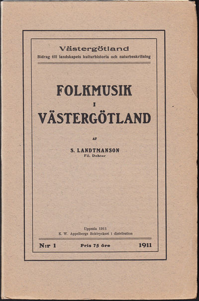 Folkmusik i Västergötland.