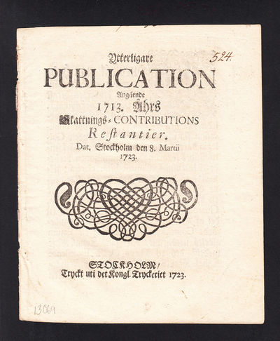 Ytterligare Publication angående 1713. åhrs…