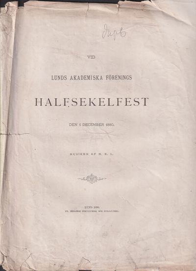 Vid Lunds Akademiska Förenings halfsekelfest den…