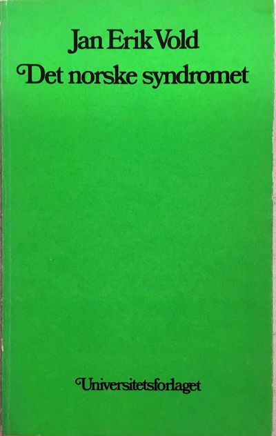 Det norske syndromet. Et kritisk syn på norsk…