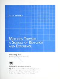 Methods Toward a Science of Behavior and Experience