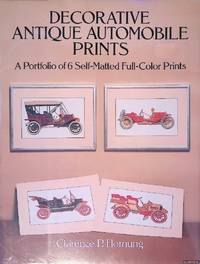 Decorative Antique Automobile Prints: A Portfolio of 6 Self-Matted Full-Color Prints