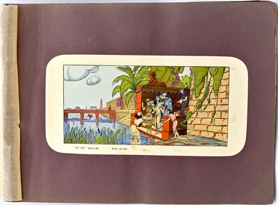 HOMEMADE ALBUM OF FRENCH ILLUSTRATIONS
