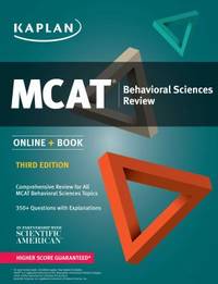 MCAT Behavioral Sciences Review : Online + Book