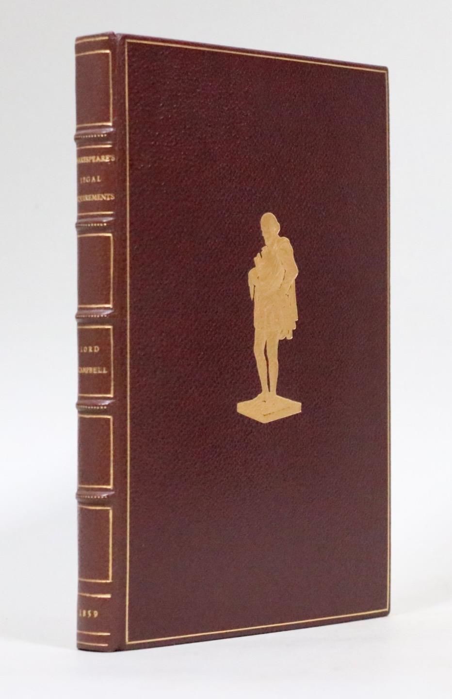 Shakespeare's Legal Acquirements Considered by John Lord Campbell - 1st ...