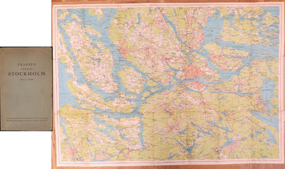 TRAKTEN OMKRING STOCKHOLM. Skala 1:50000.