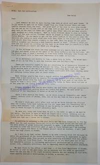 Archive Of Letters From American Ambassador Chester Bowles Depicting 1950s India In Great Detail - The Streets Are Wide And Well Paved And In Many Respects Reminds One Of The City Of Washington