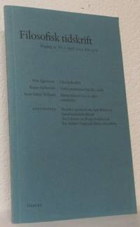 Filosofisk tidskrift nr 2/2004. Tema…