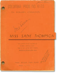 cover of Miss Sadie Thompson (Original screenplay for the 1953 film, actor Jose Ferrer's working copy)