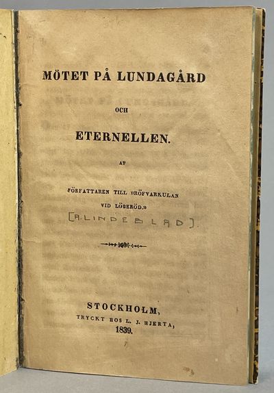 Mötet på Lundagård och eternellen af författaren…