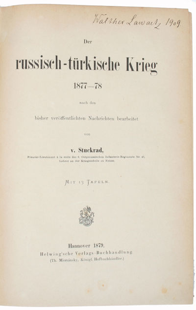 Der russisch-türkische Krieg 1877-78 nach den bisher veröffentlichen Nachrichten bearbeitet. (photo 2)