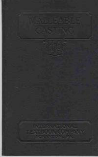 Malleable Casting Parts 1-2 by Richard Moldenke - First Edition; Various - 1935 - from A Book Legacy (SKU: 61681)