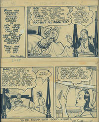 Original artwork for Li&#039;l Abner comic strip, June 25, 1936, inscribed to Ed Dodd by Al Capp (artist); Ed Dodd (cartoonist) - 1936