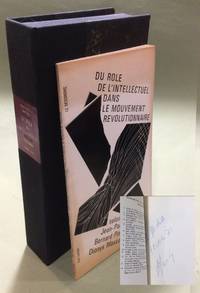 image of DU ROLE DE l'INTELLECTUEL DANS LE MOUVEMENT REVOLUTIONNAIRE. Signed