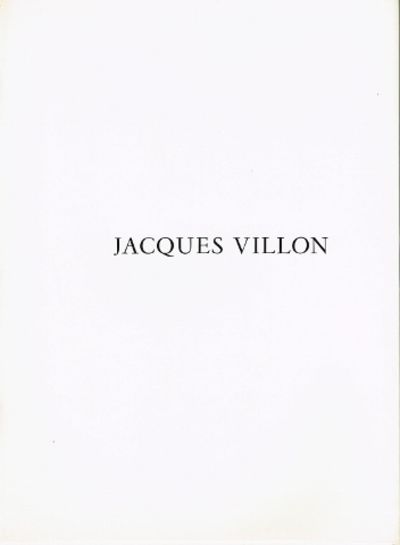 Cent tableaux de Jacques Villon.