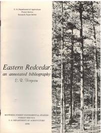 cover of EASTERN REDCEDAR: An Annotated Bibliography; Research Paper SO-64