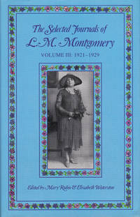 cover of The Selected Journals of L. M. Montgomery, Vol. 3 1921-1929