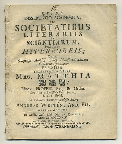 Dissertatio academica de societatibus literariis…