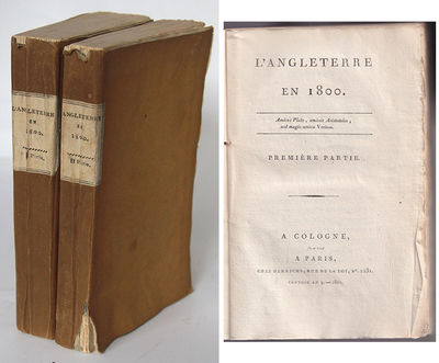 L’Angleterre en 1800. I-II.