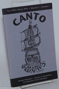 cover of Canto: a bilingual review of Latin American civilization, culture and literature; Volume 2, Number 1, Fall 1992 / Spring 1993