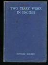 Two Years' Work in English