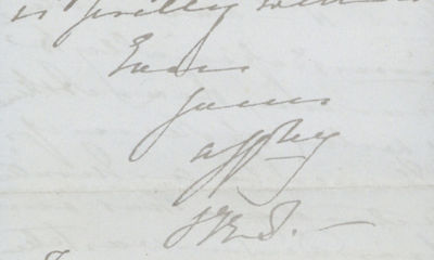 Queen Victoria Writes the Dean of Windsor’s Widow With Her Personal Condolences, and Saying the Pain of Loss Will Last a Long Time