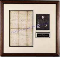 A Legal Autograph Document Signed From Signer George Ross