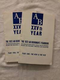 1972 AB Bookman&#39;s Yearbook Parts One And Two - 