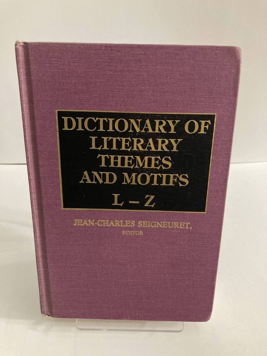 Dictionary of Literary Themes and Motifs [Book], image size:900x1200