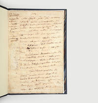 Autograph manuscript notes on Adam Smith's Wealth of Nations.