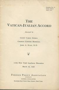 The Vatican-Italian Accord.
