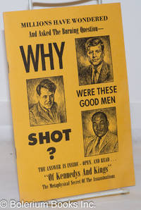 image of Of Kennedys and Kings, being a metaphysical study of the tragedy patterns of two families. And including a note on astrology and a note on Christian metaphysics