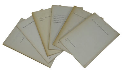 : , 1975. First Edition. Paperback. Very Good. A complete set, in six parts: 